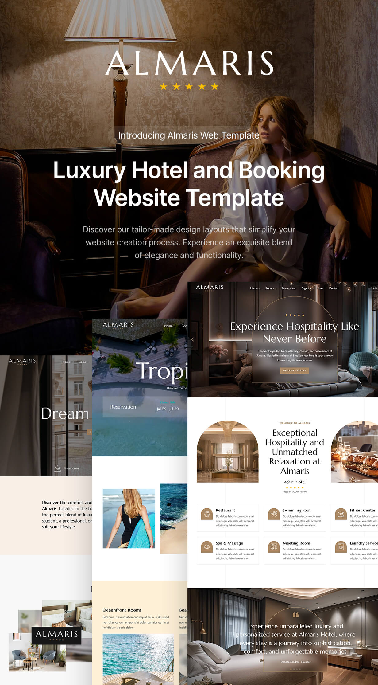 Almaris - The Ultimate Hotel Website Template