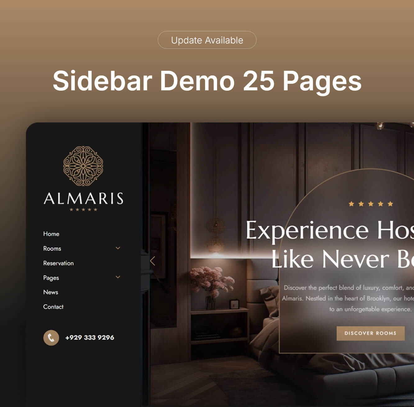 Almaris - The Ultimate Hotel Website Template