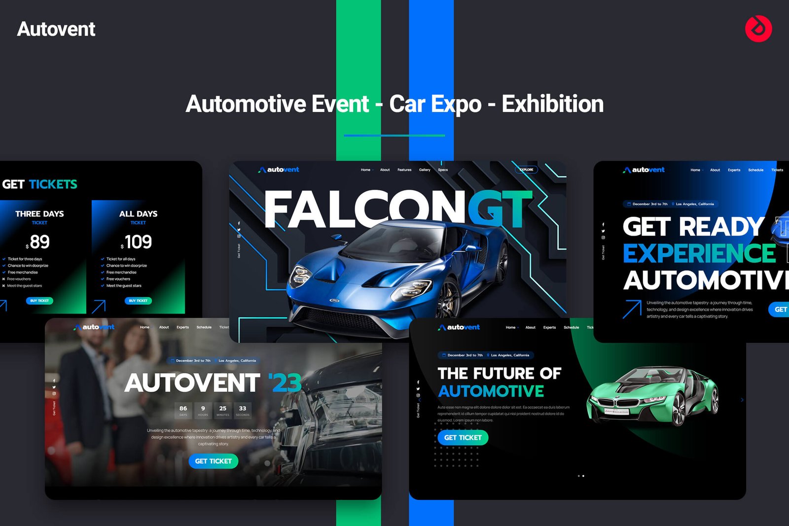 Autovent - Auto Event, Car Expo, Exhibition Website Template