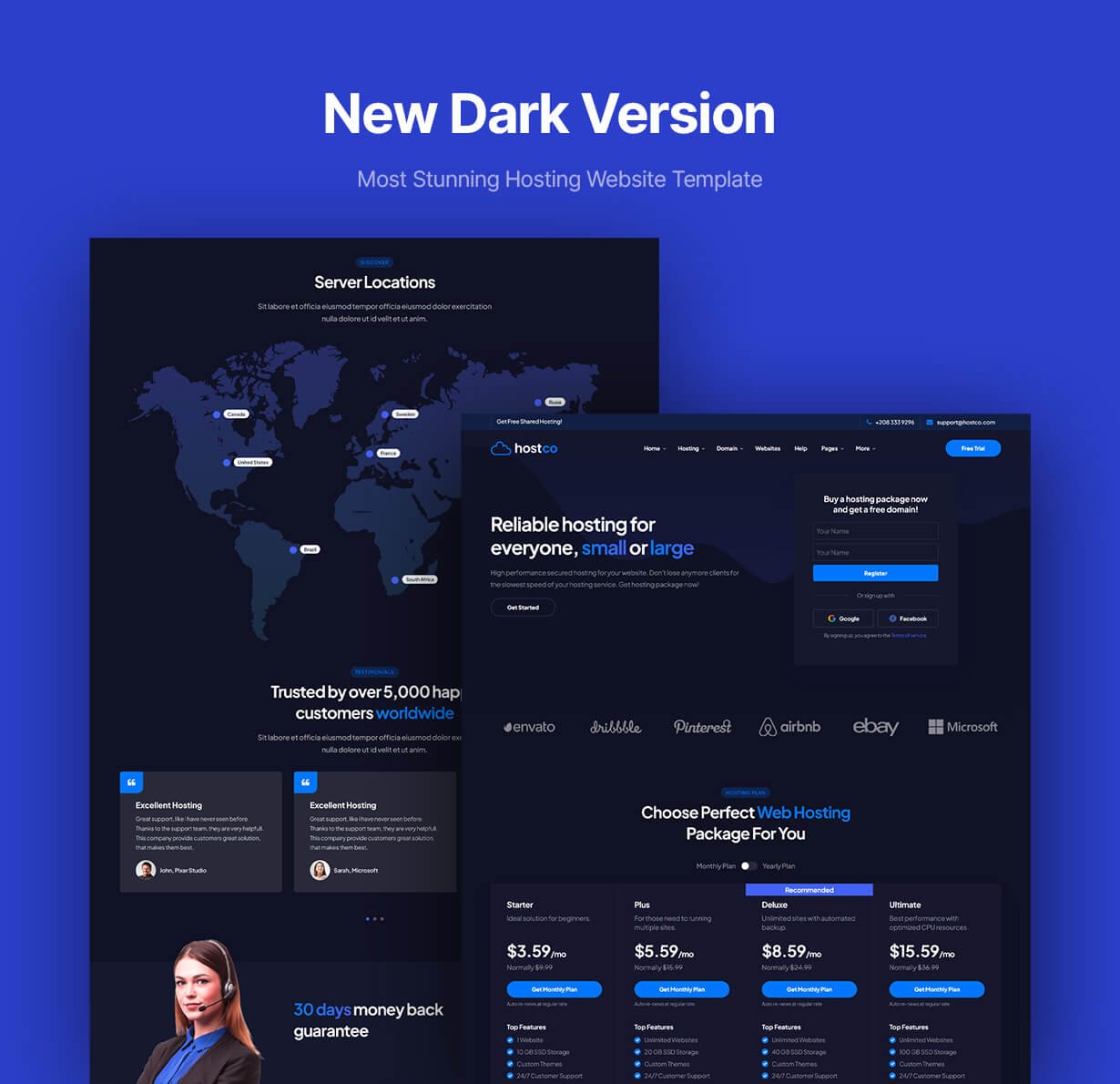 Hostco - Hosting Website Template