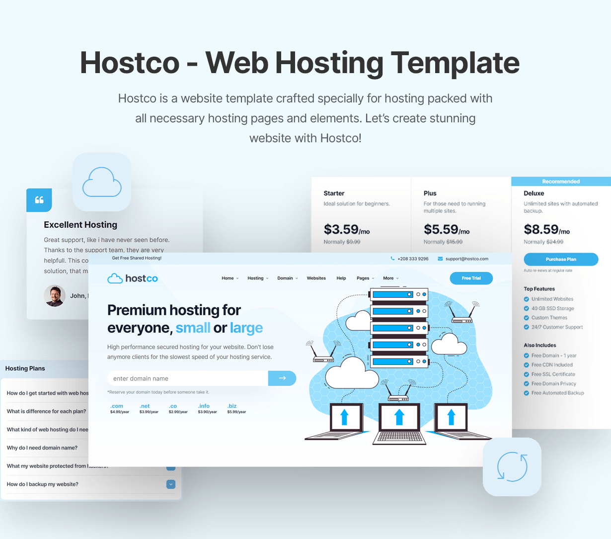 Hostco - Hosting Website Template